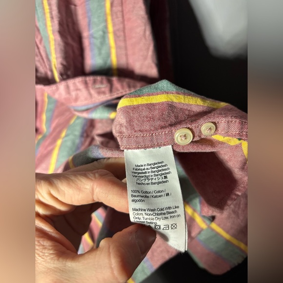 J.Crew Slim The Broken in Oxford Shirt Mens Size XL - Picture 3 of 5